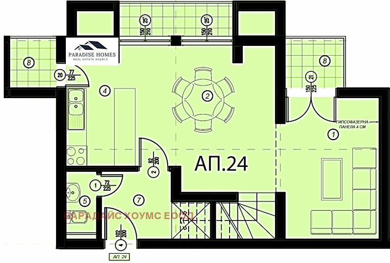 Продава 3-СТАЕН, гр. София, Манастирски ливади, снимка 15 - Aпартаменти - 48950278