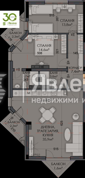 Продава 3-СТАЕН, гр. Варна, Виница, снимка 10 - Апартаменти - 55126084