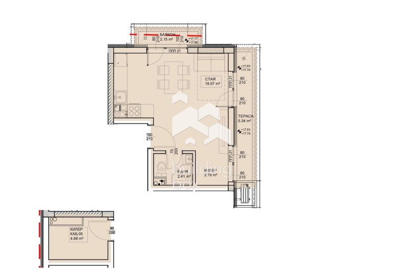 Продава 1-СТАЕН, гр. Варна, Изгрев, снимка 3 - Aпартаменти - 48102039