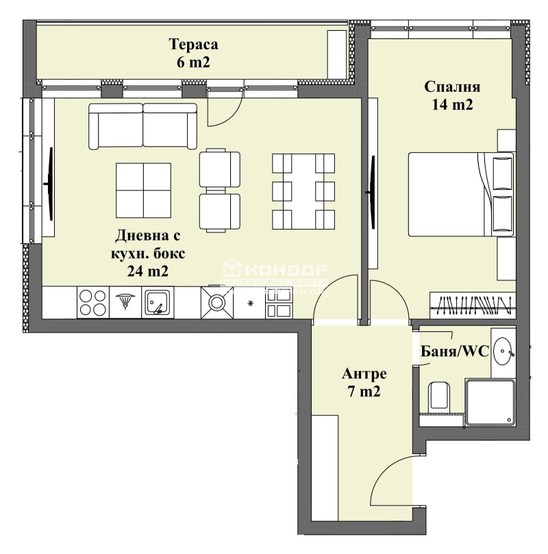 Продава  2-стаен град Пловдив , Западен , 80 кв.м | 73378087 - изображение [3]