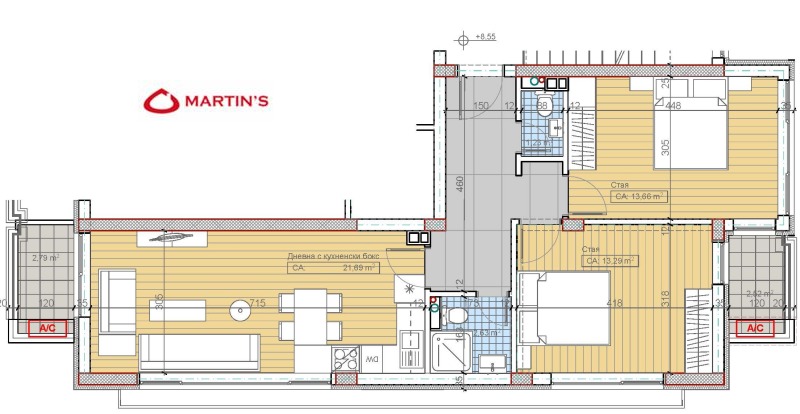 Te koop  2 slaapkamers Sofia , Pavlovo , 96 m² | 38539229