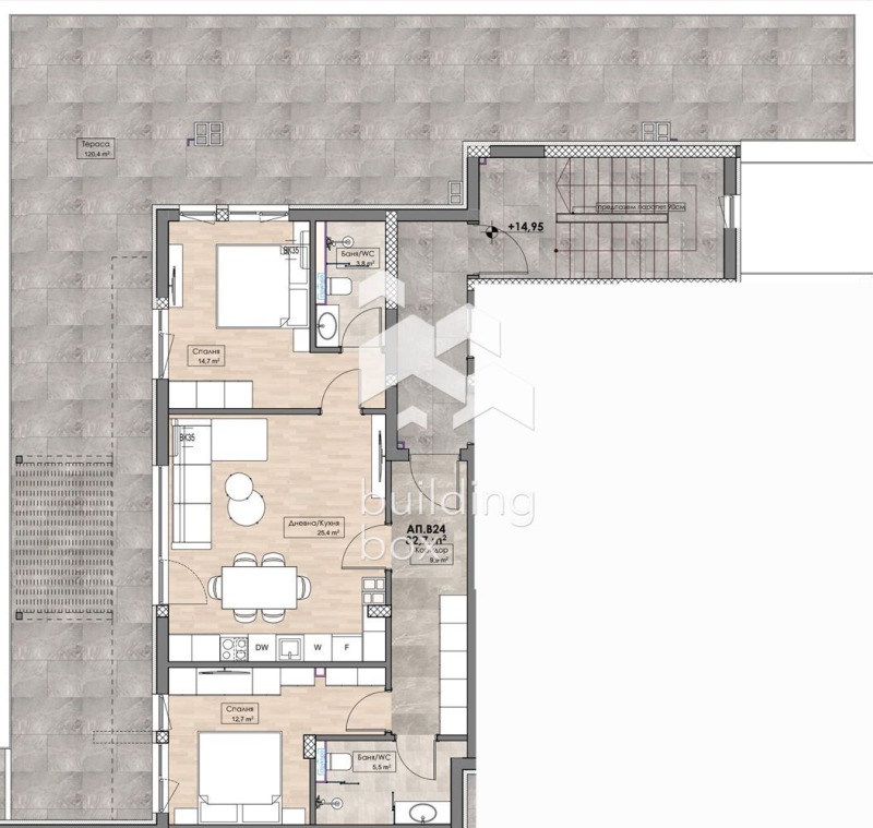 Til salg  2 soveværelser Plovdiv , Karshiyaka , 214 kvm | 44142990 - billede [2]