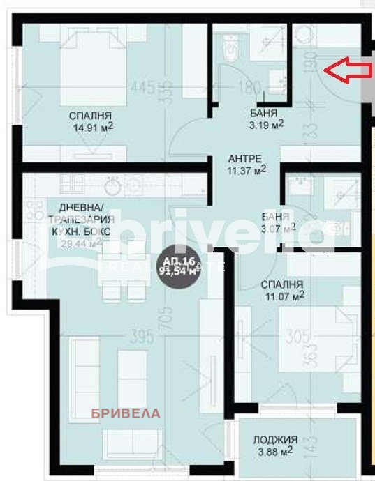 Продава 3-СТАЕН, гр. София, Кръстова вада, снимка 2 - Апартаменти - 52235840