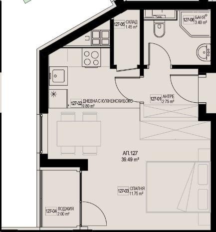 Продава  1-стаен, град София, Студентски град •  120 000 EUR • ID 60337192 — holmes.bg - [1] 