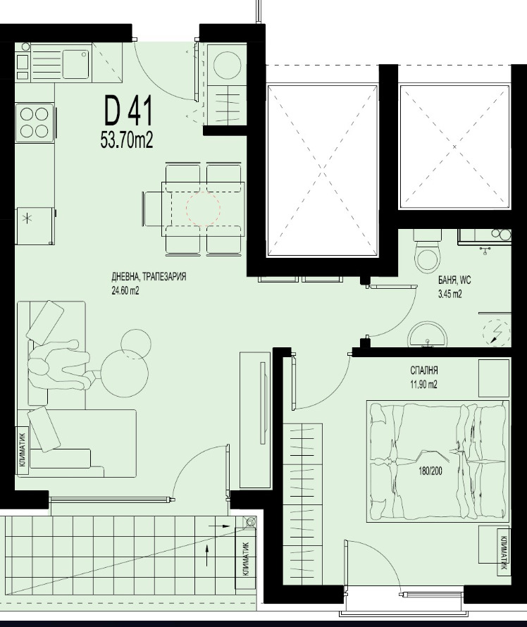 Продава 2-СТАЕН, гр. Пловдив, Христо Смирненски, снимка 6 - Апартаменти - 53015268