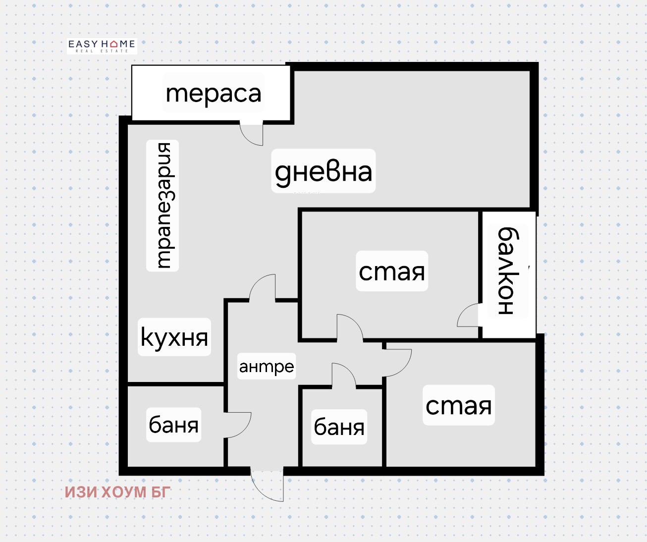 Продава 3-СТАЕН, гр. София, Борово, снимка 17 - Апартаменти - 54120323