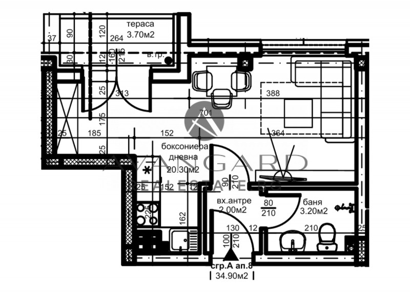 Продава 1-СТАЕН, гр. Пловдив, Христо Смирненски, снимка 6 - Aпартаменти - 49361261