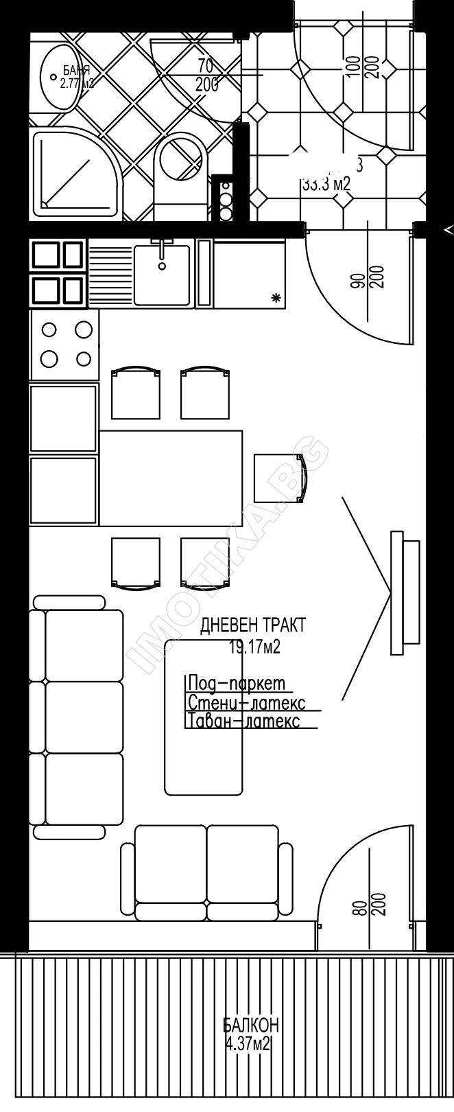 Продава 1-СТАЕН, гр. Варна, Изгрев, снимка 2 - Апартаменти - 54991186