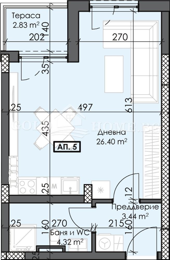 Продава 1-СТАЕН, гр. Пловдив, Тракия, снимка 4 - Aпартаменти - 48232770