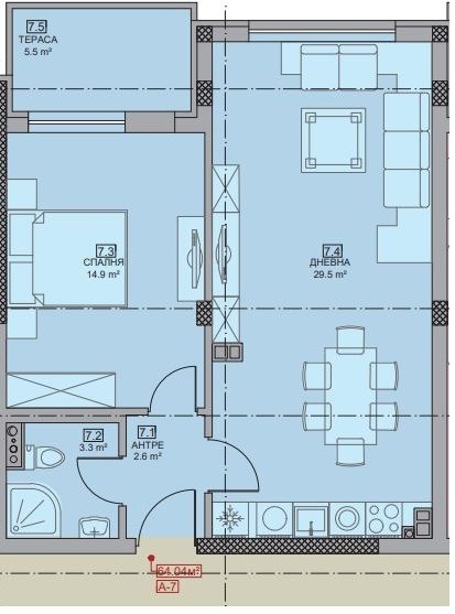 Продава 2-СТАЕН, гр. София, Малинова долина, снимка 4 - Aпартаменти - 47149025