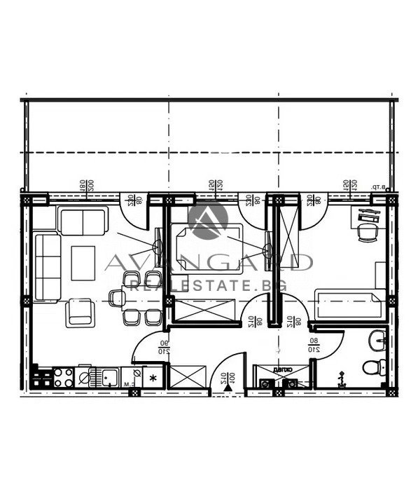 Na sprzedaż  1 sypialnia Plowdiw , Kjuczuk Pariż , 95 mkw | 16192074 - obraz [3]