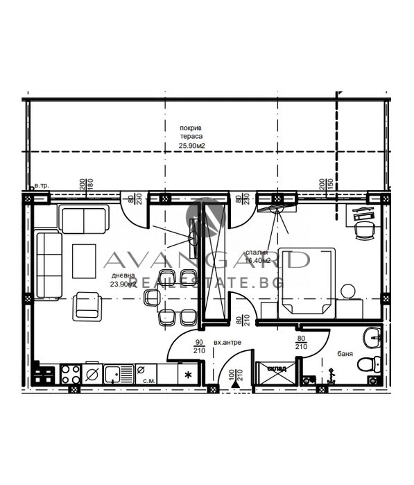 Продава 2-СТАЕН, гр. Пловдив, Кючук Париж, снимка 2 - Aпартаменти - 48194762