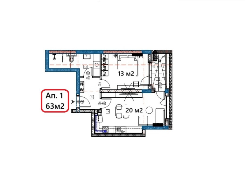 Продава 2-СТАЕН, гр. Варна, Левски 2, снимка 2 - Апартаменти - 52688484