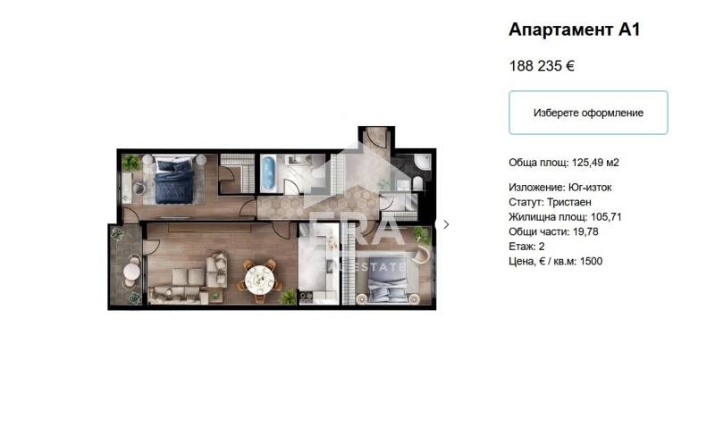 Продаја  2 спаваће собе Софија , Лјулин 5 , 125 м2 | 66816734 - слика [3]