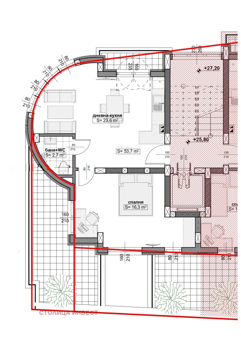Продава 2-СТАЕН в град Русе, Широк център - 78 кв.м / 97 500 € » 190 693.43 лв., СТОЛИЦА ИНВЕСТ
