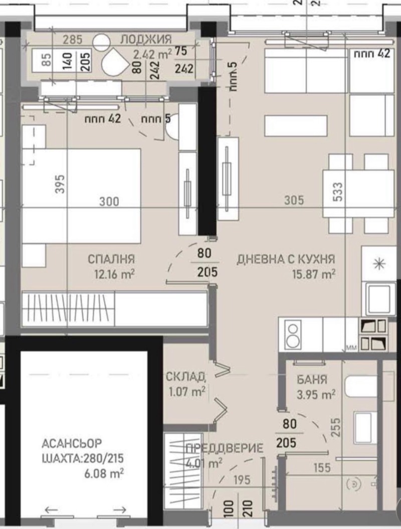 À venda  1 quarto Sofia , Banichora , 57 m² | 11527349 - imagem [9]