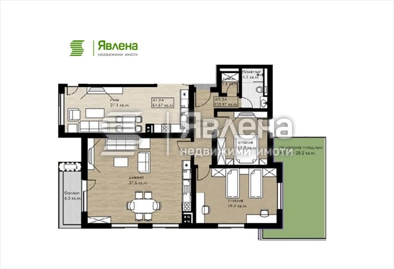 À venda  2 quartos Sofia , Drujba 2 , 126 m² | 52951854 - imagem [2]