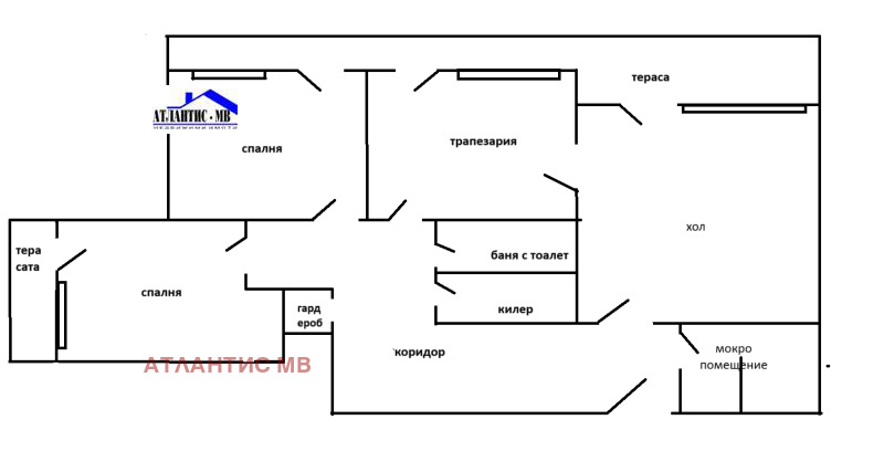 In vendita  2 camere da letto Varna , Liatno kino Trakiia , 120 mq | 45802144