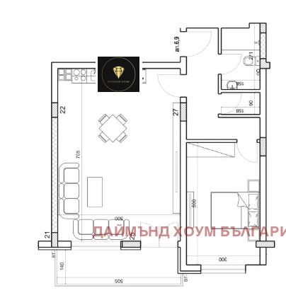 Продава  2-стаен град Пловдив , Младежки Хълм , 90 кв.м | 82858288 - изображение [2]