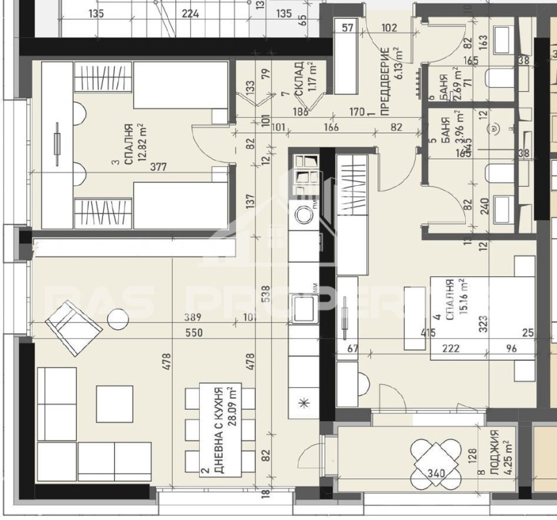 Продава 3-СТАЕН, гр. София, Банишора, снимка 2 - Апартаменти - 53411112