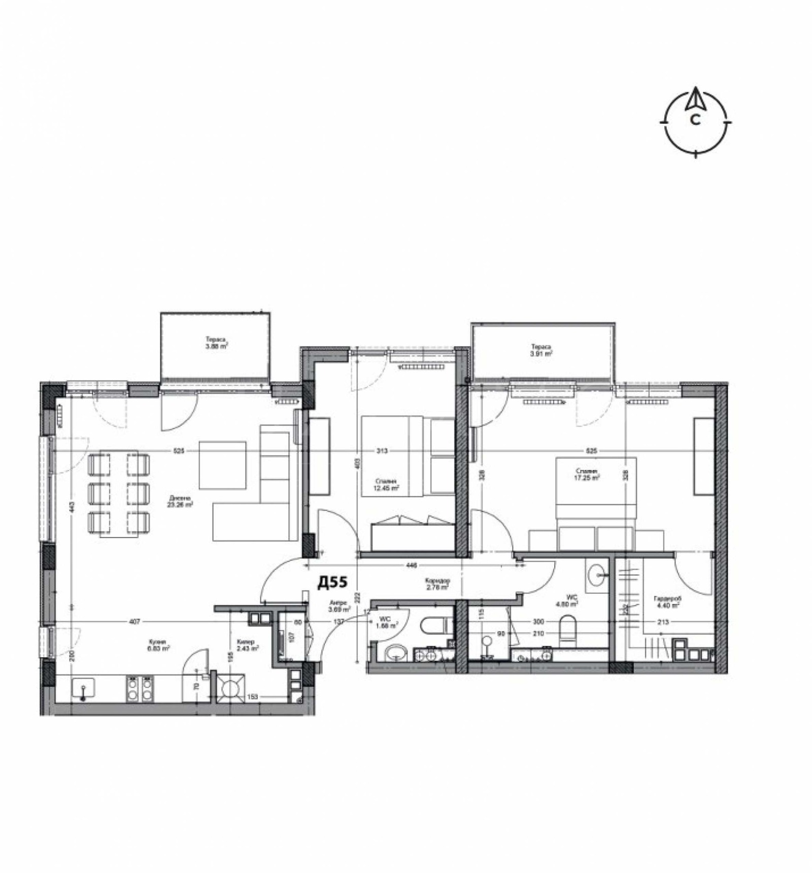 Продава 3-СТАЕН, гр. Пловдив, Кършияка, снимка 4 - Апартаменти - 53608946