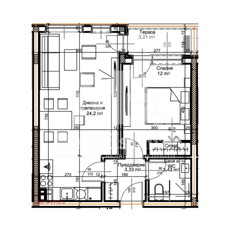 Продава  2-стаен град Пловдив , Остромила , 64 кв.м | 99114616 - изображение [8]