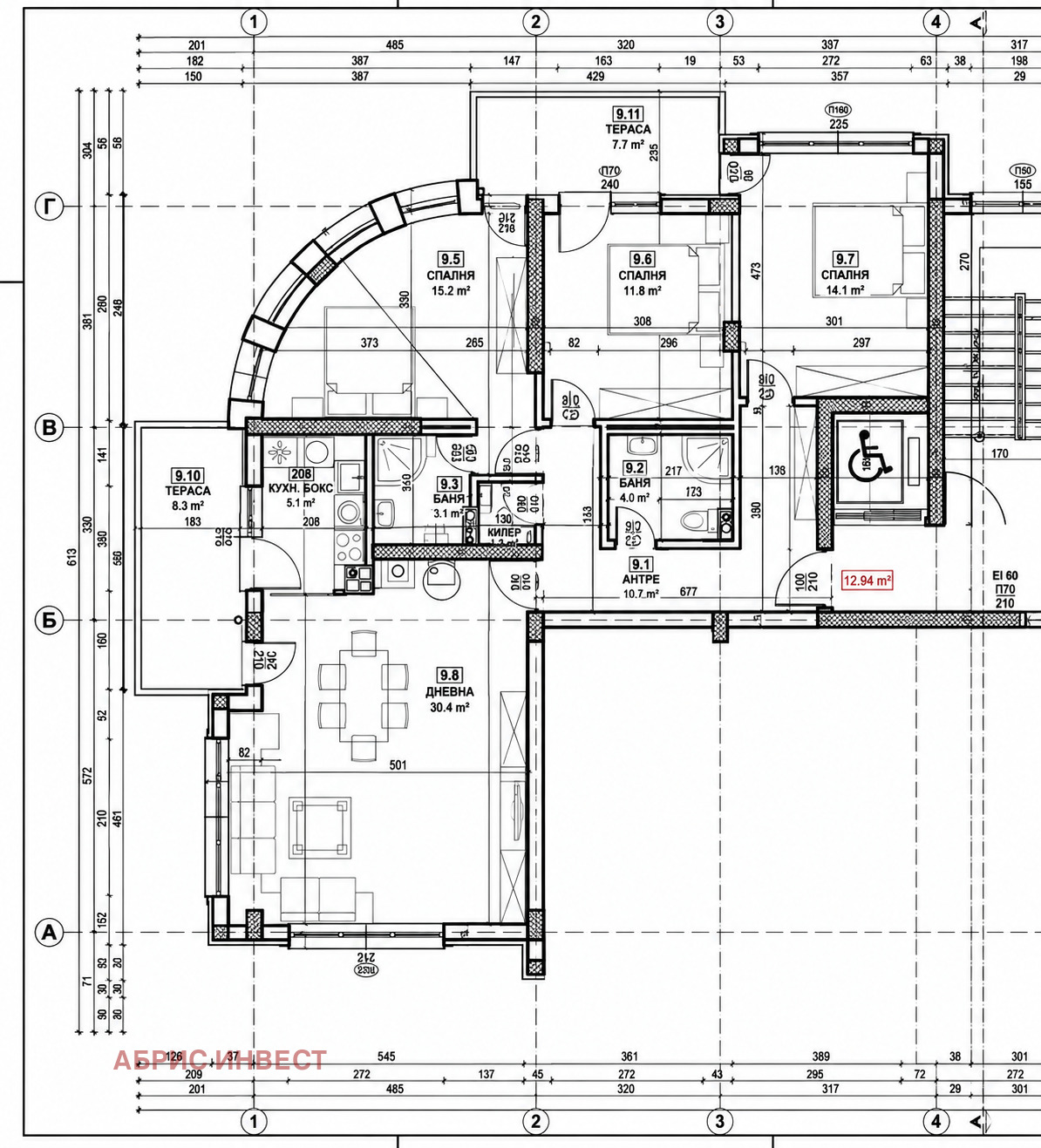 Продава 4-СТАЕН, гр. София, Малинова долина, снимка 3 - Апартаменти - 56744365