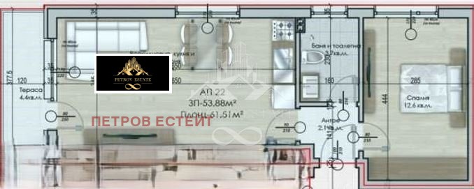 Eladó  1 hálószoba régió Pazardzhik , Velingrad , 62 négyzetméter | 12951148