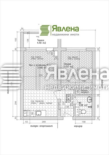 Продается  1 спальня София , Борово , 65 кв.м | 29940308 - изображение [10]
