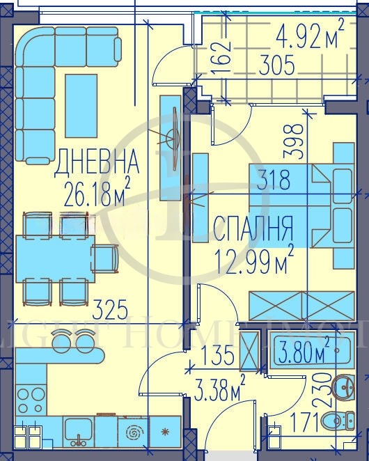 Til salgs  1 soverom Plovdiv , Kamenitsa 2 , 73 kvm | 43883784 - bilde [2]