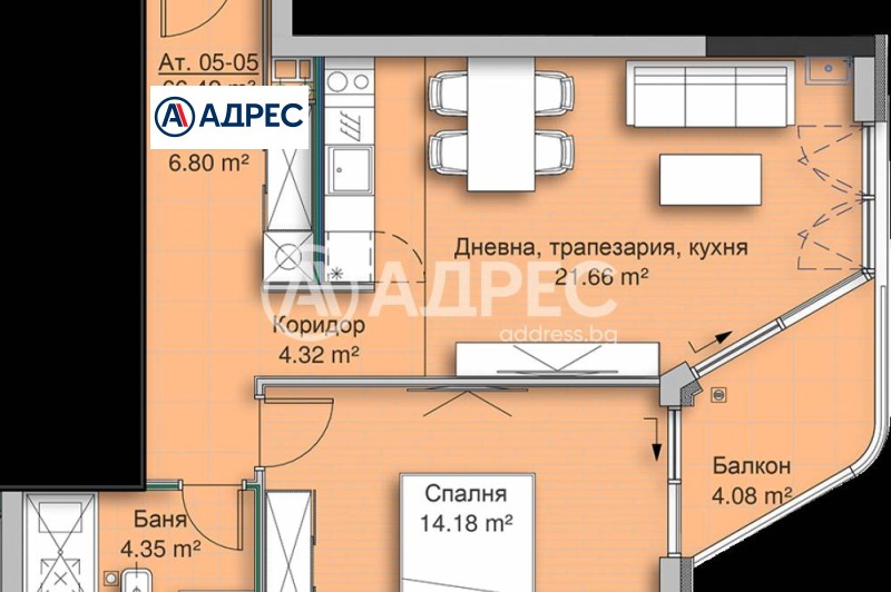 Til salgs  2 soverom Sofia , Krastova vada , 111 kvm | 73403934 - bilde [6]