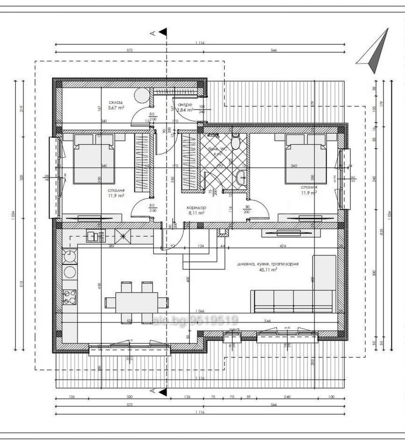 Продава КЪЩА, с. Черни връх, област Бургас, снимка 16 - Къщи - 53134001