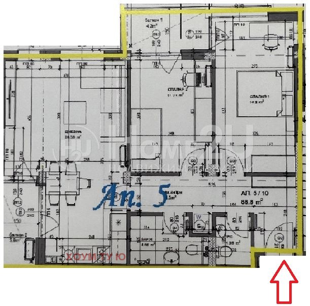 Продава 3-СТАЕН, гр. София, Люлин - център, снимка 2 - Aпартаменти - 49196117