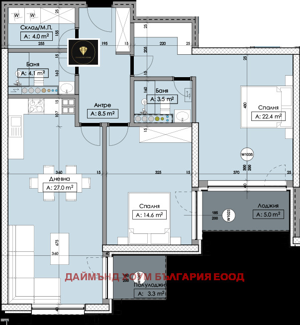 Til salgs  2 soverom Plovdiv , Karsjijaka , 124 kvm | 73478050 - bilde [2]