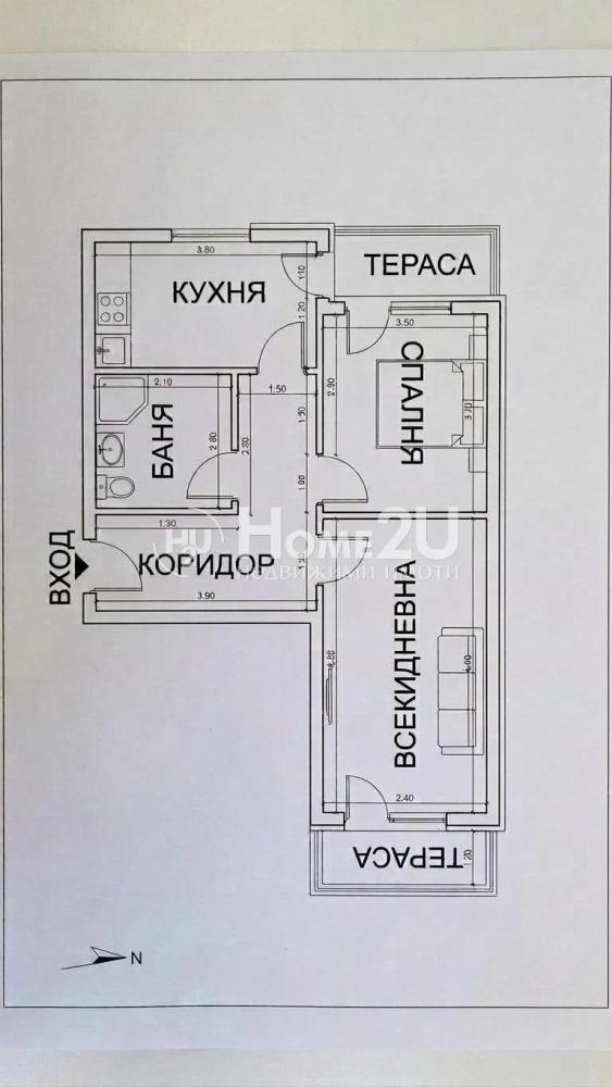 Продава 2-СТАЕН, гр. София, Хаджи Димитър, снимка 8 - Апартаменти - 55783689