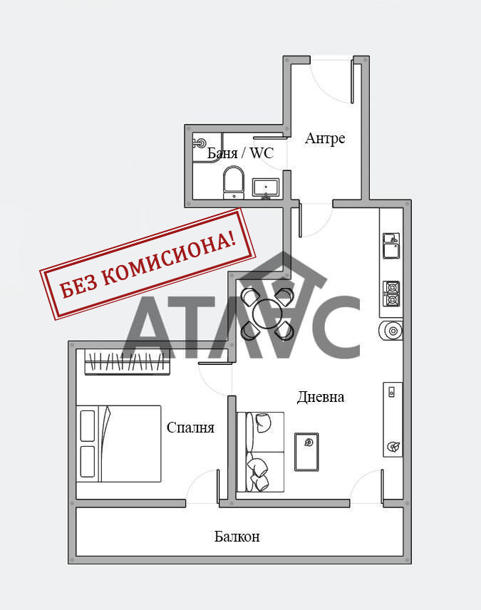 Продава 2-СТАЕН, гр. Пловдив, Кючук Париж, снимка 1 - Aпартаменти - 46684949