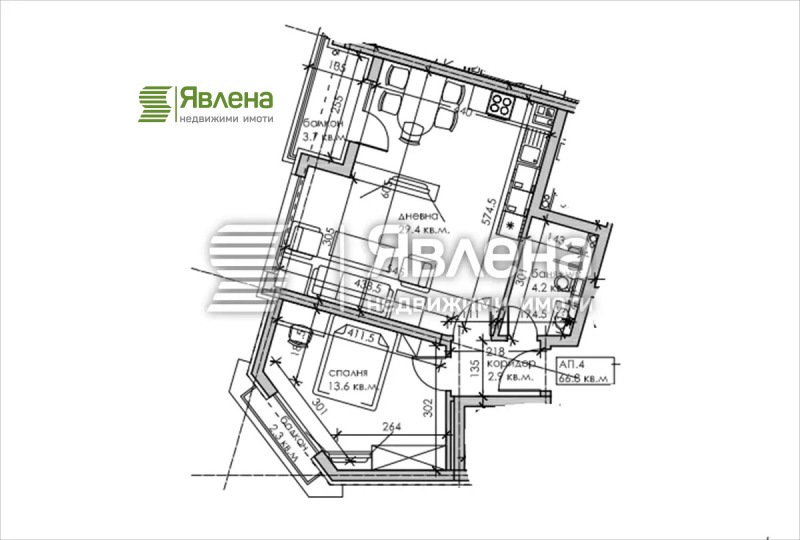 Продава  2-стаен, град София, Надежда 1 •  145 000 EUR • ID 76913403 — holmes.bg - [1] 