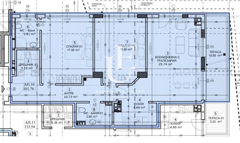 Zu verkaufen  2 Schlafzimmer Sofia , Lozenez , 117 qm | 97299108 - Bild [4]