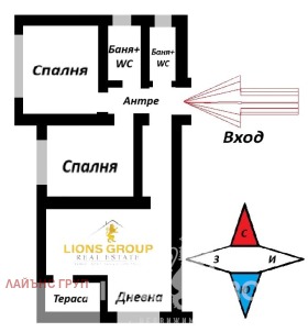 2 chambres m-t Dolna Traka, Varna 3