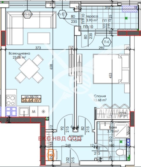 Продава  2-стаен град Пловдив , Тракия , 67 кв.м | 39692538