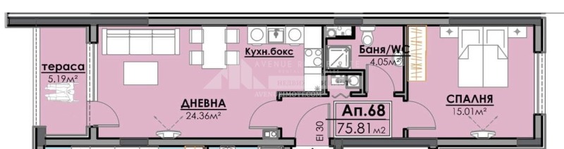Na prodej  1 ložnice Burgas , Slavejkov , 76 m2 | 26138712