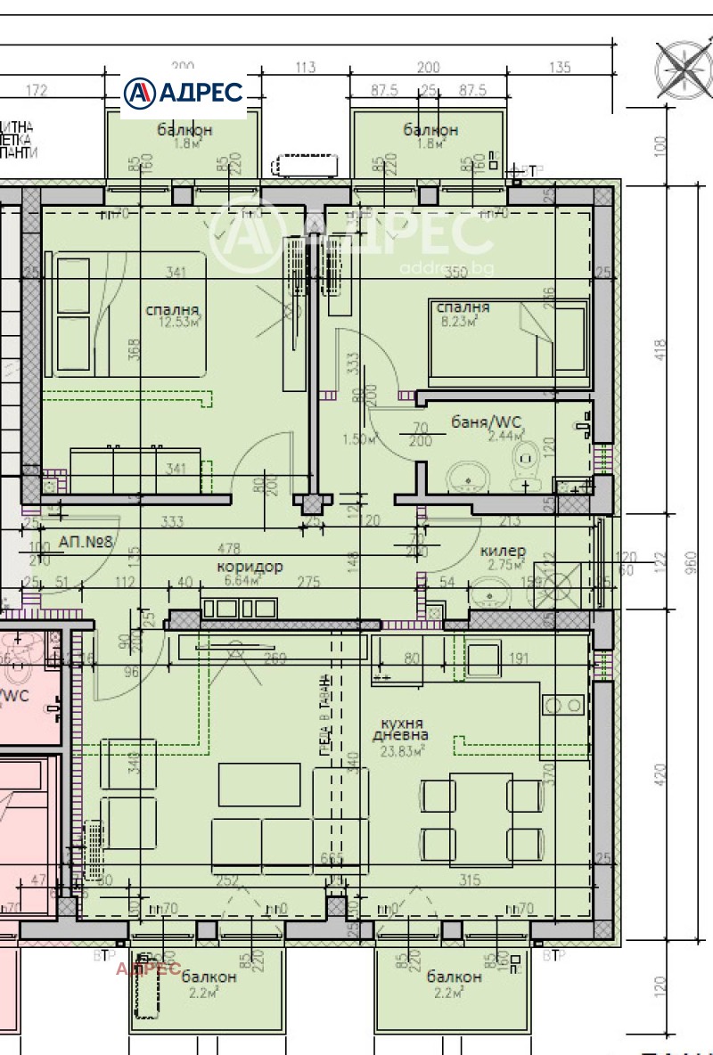 Продава 3-СТАЕН, гр. Варна, м-т Манастирски рид, снимка 1 - Aпартаменти - 47990447