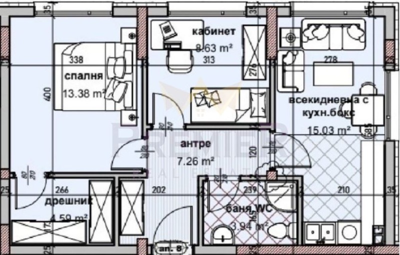 Продава 3-СТАЕН, гр. Варна, Владислав Варненчик 2, снимка 8 - Aпартаменти - 49433362