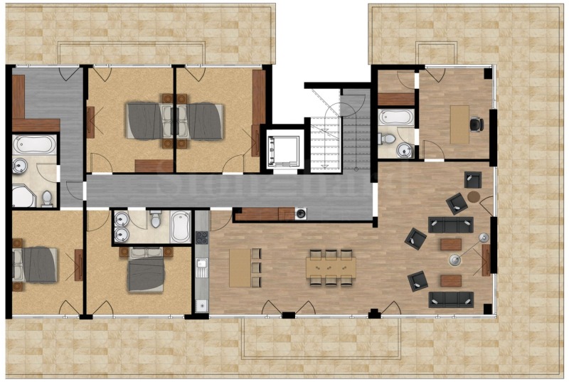 Продава МНОГОСТАЕН, гр. София, Кръстова вада, снимка 6 - Апартаменти - 51593909