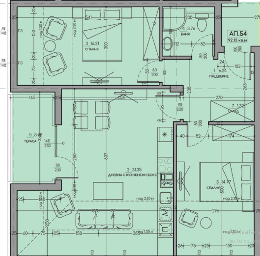 Продава 3-СТАЕН, гр. София, Малинова долина, снимка 2 - Апартаменти - 55048937