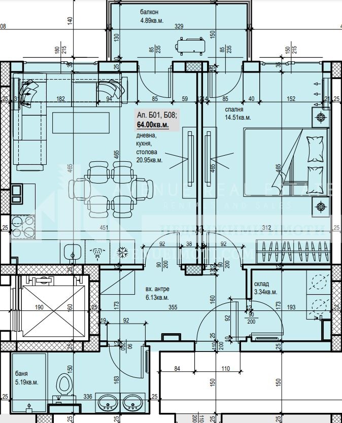 Продава  2-стаен град Пловдив , Южен , 76 кв.м | 67325318 - изображение [2]