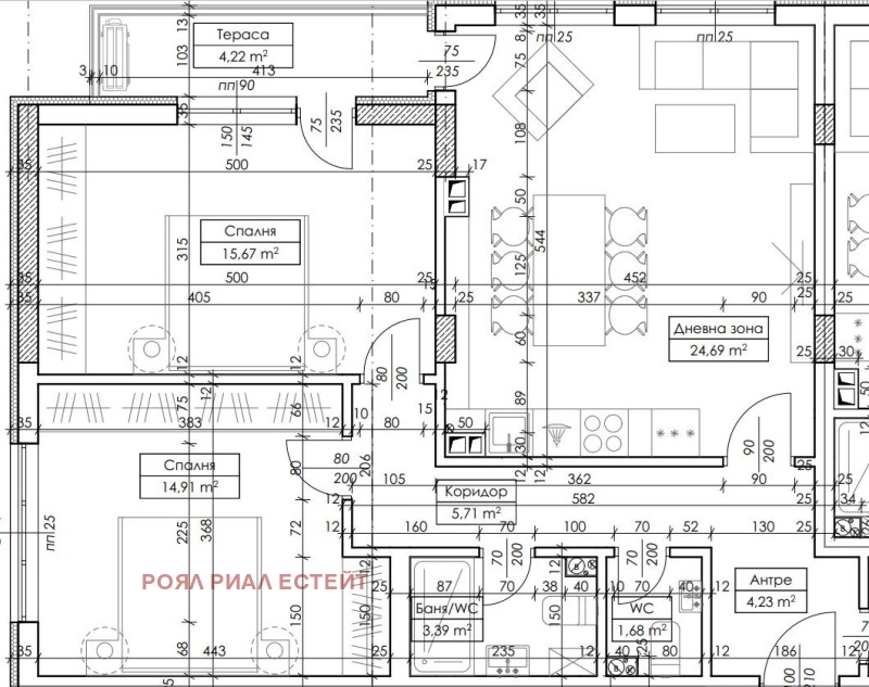 Продава 3-СТАЕН, гр. Пловдив, Гагарин, снимка 2 - Апартаменти - 52624209