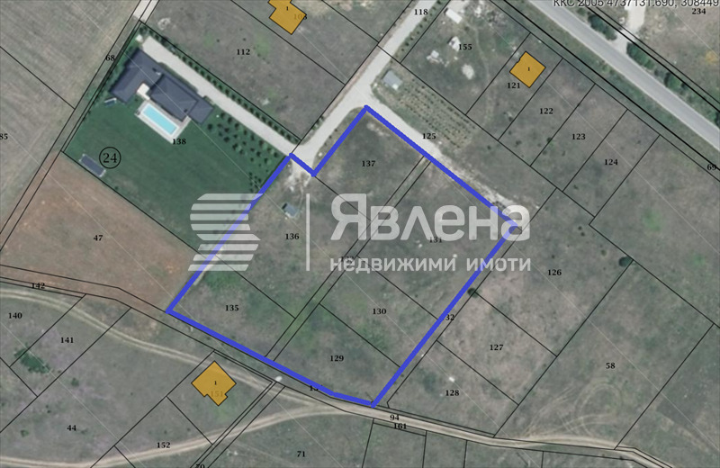 Продава ПАРЦЕЛ, с. Гурмазово, област София област