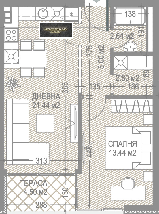 Продава 2-СТАЕН, гр. София, Малинова долина, снимка 16 - Апартаменти - 53019803