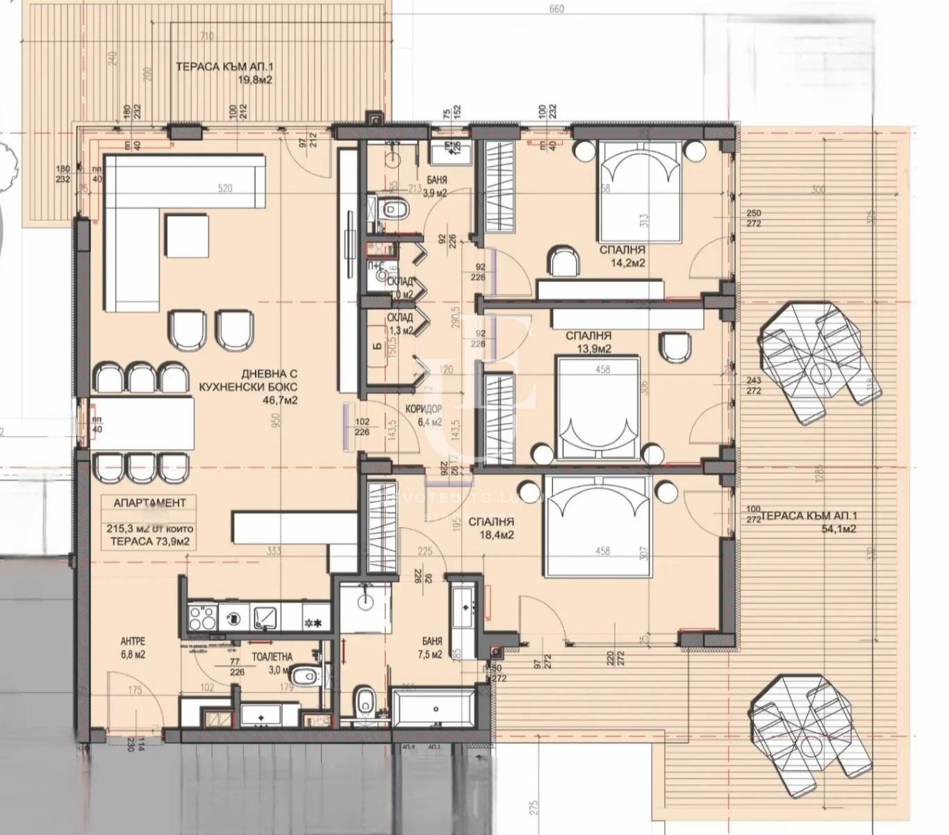 Продава 4-СТАЕН, гр. София, Драгалевци, снимка 10 - Апартаменти - 53897693